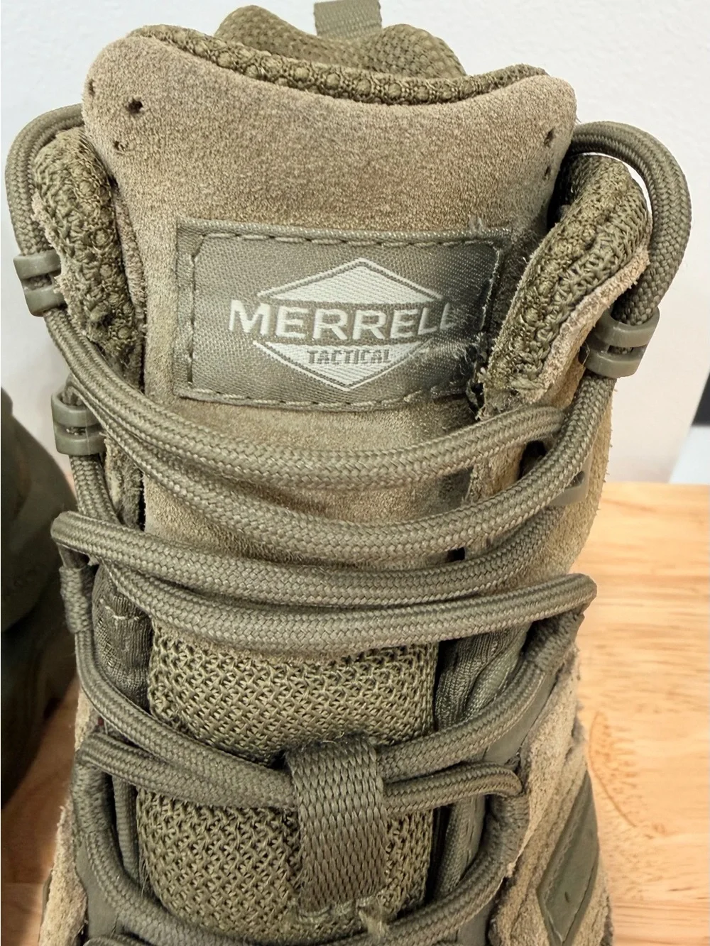 Merrell Men's Hiking Shoes in Olive and Tan